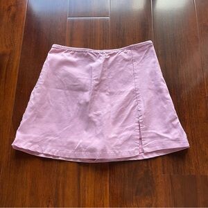 Wild Fable Pink A-Line Asymmetrical Mini Skirt